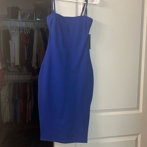Lulus royal blue midi dress